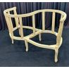 FABRICATION SUR MESURE FAUTEUILS CONFIDENT 2 PLACES DE STYLE BAROQUE, STYLE LOUIS XV ou LOUIS XVI
