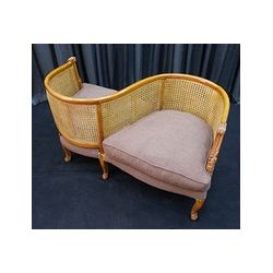 FABRICATION SUR MESURE FAUTEUILS CONFIDENT 2 PLACES DE STYLE BAROQUE, STYLE LOUIS XV ou LOUIS XVI