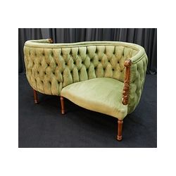 FABRICATION SUR MESURE FAUTEUILS CONFIDENT 2 PLACES DE STYLE BAROQUE, STYLE LOUIS XV ou LOUIS XVI