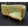 FABRICATION SUR MESURE FAUTEUILS CONFIDENT 2 PLACES DE STYLE BAROQUE, STYLE LOUIS XV ou LOUIS XVI
