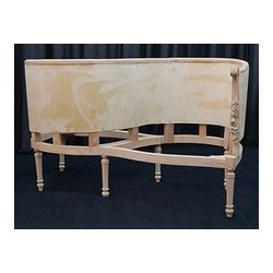 FABRICATION SUR MESURE FAUTEUILS CONFIDENT 2 PLACES DE STYLE BAROQUE, STYLE LOUIS XV ou LOUIS XVI