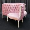FAUTEUILS INDISCRET 3 PLACES DE STYLE BAROQUE, STYLE LOUIS XV ou LOUIS XVIFABRICATION SUR MESURE