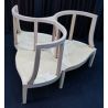 FAUTEUILS INDISCRET 3 PLACES DE STYLE BAROQUE, STYLE LOUIS XV ou LOUIS XVIFABRICATION SUR MESURE
