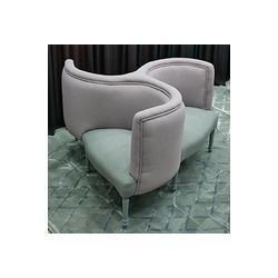 FAUTEUILS INDISCRET 3 PLACES DE STYLE BAROQUE, STYLE LOUIS XV ou LOUIS XVIFABRICATION SUR MESURE