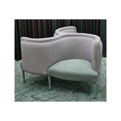 FAUTEUILS INDISCRET 3 PLACES DE STYLE BAROQUE, STYLE LOUIS XV ou LOUIS XVIFABRICATION SUR MESURE