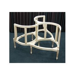 FAUTEUILS INDISCRET 3 PLACES DE STYLE BAROQUE, STYLE LOUIS XV ou LOUIS XVIFABRICATION SUR MESURE