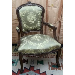 Lot de 2 Fauteuils Cabriolet de Style Louis XV