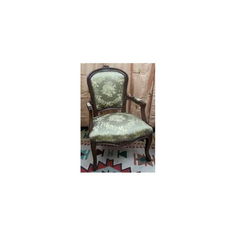 Lot de 2 Fauteuils Cabriolet de Style Louis XV