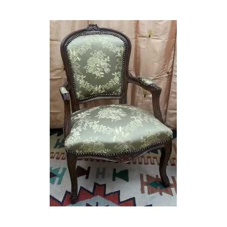 Lot de 2 Fauteuils Cabriolet de Style Louis XV Lot de 2 Fauteuils Cabriolet de Style Louis XV