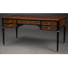 Bureau Style Louis XVI - Largeur 140cm - Profondeur 70cm - Bois en marqueterieBureau Style Louis XVI sur commande avec un livraison sous 2 mois en moyenne.Pour les produits sur commande, la commande s’effectue par e-mail après réception et validation d’un devis. Lors de votre demande, merci de préciser le modèle souhaité, la teinte et la finition du bois, les dimensions désirées ainsi que les éventuelles options de personnalisation. Vous recevrez en retour un devis personnalisé, accompagné des instructions nécessaires pour passer votre commande ainsi que de notre RIB pour le règlement de l’acompte de 50%.La livraison est proposée au tarif unique de 349€ TTC dans toute la France continentale, quels que soient le nombre de meubles commandés, leur volume ou la distance à parcourir. Nous effectuons nous-mêmes la livraison de nos meubles, sans faire appel à un transporteur ni à un sous-traitant. Chaque bureau est soigneusement protégé dans notre véhicule à l’aide de couvertures épaisses et de mousses de calage afin de limiter les risques de chocs, de rayures ou de détérioration pendant le trajet.