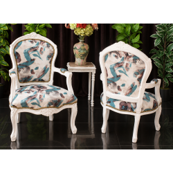 LOT 24 FAUTEUILS CABRIOLET STYLE LOUIS XV - Couleurs aléatoires, prix promo dépareilléLes Meubles DOBOIS vous propose une offre spéciale sur un lot de 24 fauteuils Cabriolet de style Louis XV, fabriqués dans nos ateliers en bois de hêtre 100 % massif.PRIX PROMO : 249 € TTC l’unité, soit 207,50 € HT, au lieu de 349 € TTC, soit 290,83 € HT.Prix total des 24 fauteuils : 5 976 € TTC / 4 980 € HT au lieu de 8 376 € TTC / 6 980 € HT. Soit une remise totale de 2 400 € TTC.Les structures peuvent présenter différentes finitions : bois laqué, cérusé, ou finition à la feuille d’or, patinée ou non. Garniture tapissier traditionnelle réalisée avec crin, ressorts et sangles.Finition avec véritable cloutage réalisé clou par clou, généralement avec des clous bronze ou dorés selon la teinte du bois et le tissu.Cette offre est réservée aux clients acceptant un assortiment dépareillé. Les couleurs, tissus et finitions sont aléatoires, à l’unité ou par paire selon les disponibilités. Aucune sélection de couleur n’est possible sur cette fiche produit. Les fauteuils sont sélectionnés dans nos stocks, des plus anciens aux plus récents.Livraison possible par nos soins, avec protection individuelle dans des couvertures et mousses de calage.