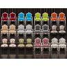LOT 24 FAUTEUILS CABRIOLET STYLE LOUIS XV - Couleurs aléatoires, prix promo dépareilléLes Meubles DOBOIS vous propose une offre spéciale sur un lot de 24 fauteuils Cabriolet de style Louis XV, fabriqués dans nos ateliers en bois de hêtre 100 % massif.PRIX PROMO : 249 € TTC l’unité, soit 207,50 € HT, au lieu de 349 € TTC, soit 290,83 € HT.Prix total des 24 fauteuils : 5 976 € TTC / 4 980 € HT au lieu de 8 376 € TTC / 6 980 € HT. Soit une remise totale de 2 400 € TTC.Les structures peuvent présenter différentes finitions : bois laqué, cérusé, ou finition à la feuille d’or, patinée ou non. Garniture tapissier traditionnelle réalisée avec crin, ressorts et sangles.Finition avec véritable cloutage réalisé clou par clou, généralement avec des clous bronze ou dorés selon la teinte du bois et le tissu.Cette offre est réservée aux clients acceptant un assortiment dépareillé. Les couleurs, tissus et finitions sont aléatoires, à l’unité ou par paire selon les disponibilités. Aucune sélection de couleur n’est possible sur cette fiche produit. Les fauteuils sont sélectionnés dans nos stocks, des plus anciens aux plus récents.Livraison possible par nos soins, avec protection individuelle dans des couvertures et mousses de calage.