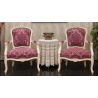 LOT 12 FAUTEUILS CABRIOLET STYLE LOUIS XV - Couleurs aléatoires, prix promo dépareilléLes Meubles DOBOIS vous propose une offre spéciale sur un lot de 12 fauteuils Cabriolet de style Louis XV, fabriqués dans nos ateliers en bois de hêtre 100 % massif.PRIX PROMO : 279 € TTC l’unité, soit 232,50 € HT, au lieu de 349 € TTC, soit 290,83 € HT.Prix total des 12 fauteuils : 3 348€ TTC / 2 790€ HT au lieu de 4 188 €TTC / 3 490€ HT.Les structures peuvent présenter différentes finitions : bois laqué, cérusé ou finition à la feuille d’or, patinée ou non. Garniture tapissier traditionnelle réalisée avec crin, ressorts et sangles.Véritable cloutage réalisé clou par clou, généralement avec des clous bronze ou dorés suivant la teinte du bois et le tissu.Cette offre est réservée aux clients souhaitant un assortiment dépareillé. Les couleurs, tissus et finitions sont aléatoires, avec des fauteuils pouvant être assortis à l’unité ou par paire selon nos disponibilités. Aucune sélection de couleur n’est possible sur cette fiche produit, ce qui permet de proposer ce tarif promotionnel.Les fauteuils sont sélectionnés dans nos stocks, des modèles les plus anciens aux plus récents.Livraison possible par nos soins, avec protection individuelle dans des couvertures et mousses de calage.