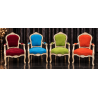 LOT 12 FAUTEUILS CABRIOLET STYLE LOUIS XV - Couleurs aléatoires, prix promo dépareilléLes Meubles DOBOIS vous propose une offre spéciale sur un lot de 12 fauteuils Cabriolet de style Louis XV, fabriqués dans nos ateliers en bois de hêtre 100 % massif.PRIX PROMO : 279 € TTC l’unité, soit 232,50 € HT, au lieu de 349 € TTC, soit 290,83 € HT.Prix total des 12 fauteuils : 3 348€ TTC / 2 790€ HT au lieu de 4 188 €TTC / 3 490€ HT.Les structures peuvent présenter différentes finitions : bois laqué, cérusé ou finition à la feuille d’or, patinée ou non. Garniture tapissier traditionnelle réalisée avec crin, ressorts et sangles.Véritable cloutage réalisé clou par clou, généralement avec des clous bronze ou dorés suivant la teinte du bois et le tissu.Cette offre est réservée aux clients souhaitant un assortiment dépareillé. Les couleurs, tissus et finitions sont aléatoires, avec des fauteuils pouvant être assortis à l’unité ou par paire selon nos disponibilités. Aucune sélection de couleur n’est possible sur cette fiche produit, ce qui permet de proposer ce tarif promotionnel.Les fauteuils sont sélectionnés dans nos stocks, des modèles les plus anciens aux plus récents.Livraison possible par nos soins, avec protection individuelle dans des couvertures et mousses de calage.