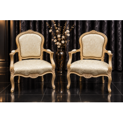 LOT 12 FAUTEUILS CABRIOLET STYLE LOUIS XV - Couleurs aléatoires, prix promo dépareilléLes Meubles DOBOIS vous propose une offre spéciale sur un lot de 12 fauteuils Cabriolet de style Louis XV, fabriqués dans nos ateliers en bois de hêtre 100 % massif.PRIX PROMO : 279 € TTC l’unité, soit 232,50 € HT, au lieu de 349 € TTC, soit 290,83 € HT.Prix total des 12 fauteuils : 3 348€ TTC / 2 790€ HT au lieu de 4 188 €TTC / 3 490€ HT.Les structures peuvent présenter différentes finitions : bois laqué, cérusé ou finition à la feuille d’or, patinée ou non. Garniture tapissier traditionnelle réalisée avec crin, ressorts et sangles.Véritable cloutage réalisé clou par clou, généralement avec des clous bronze ou dorés suivant la teinte du bois et le tissu.Cette offre est réservée aux clients souhaitant un assortiment dépareillé. Les couleurs, tissus et finitions sont aléatoires, avec des fauteuils pouvant être assortis à l’unité ou par paire selon nos disponibilités. Aucune sélection de couleur n’est possible sur cette fiche produit, ce qui permet de proposer ce tarif promotionnel.Les fauteuils sont sélectionnés dans nos stocks, des modèles les plus anciens aux plus récents.Livraison possible par nos soins, avec protection individuelle dans des couvertures et mousses de calage.