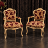 LOT 12 FAUTEUILS CABRIOLET STYLE LOUIS XV - Couleurs aléatoires, prix promo dépareilléLes Meubles DOBOIS vous propose une offre spéciale sur un lot de 12 fauteuils Cabriolet de style Louis XV, fabriqués dans nos ateliers en bois de hêtre 100 % massif.PRIX PROMO : 279 € TTC l’unité, soit 232,50 € HT, au lieu de 349 € TTC, soit 290,83 € HT.Prix total des 12 fauteuils : 3 348€ TTC / 2 790€ HT au lieu de 4 188 €TTC / 3 490€ HT.Les structures peuvent présenter différentes finitions : bois laqué, cérusé ou finition à la feuille d’or, patinée ou non. Garniture tapissier traditionnelle réalisée avec crin, ressorts et sangles.Véritable cloutage réalisé clou par clou, généralement avec des clous bronze ou dorés suivant la teinte du bois et le tissu.Cette offre est réservée aux clients souhaitant un assortiment dépareillé. Les couleurs, tissus et finitions sont aléatoires, avec des fauteuils pouvant être assortis à l’unité ou par paire selon nos disponibilités. Aucune sélection de couleur n’est possible sur cette fiche produit, ce qui permet de proposer ce tarif promotionnel.Les fauteuils sont sélectionnés dans nos stocks, des modèles les plus anciens aux plus récents.Livraison possible par nos soins, avec protection individuelle dans des couvertures et mousses de calage.