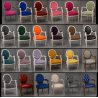 LOT 30 CHAISES MÉDAILLON AVEC ACCOUDOIRS - Déstockage, couleurs aléatoiresLes Meubles DOBOIS vous propose un déstockage de 30 chaises Médaillon avec accoudoirs, fabriquées en hêtre massif et destinées notamment aux professionnels de la restauration, hôtels, bureaux et salles d’attente.PRIX DÉSTOCKAGE : 229€ TTC l’unité au lieu de 349€ TTC. 190€ HT au lieu de 290€ HT.Attention : il ne s’agit pas de fauteuils de salon mais bien de chaises avec accoudoirs. La hauteur d’assise est celle d’une chaise classique, adaptée à une table à manger, une table de restaurant ou un bureau. Elles ne sont donc pas conçues comme assises basses de salon, mais peuvent parfaitement convenir à une salle d’attente.À ce tarif, aucune sélection de couleur, tissu ou finition n’est possible. Les modèles sont attribués aléatoirement selon les stocks disponibles.Produits parfaitement neufs proposés en déstockage.Livraison possible par nos soins, avec protection dans des couvertures et mousses de calage.