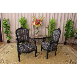 Lot 2 petits Fauteuils Cabriolet Style Louis XV