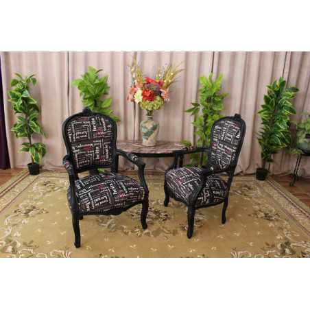 Lot 2 petits Fauteuils Cabriolet Style Louis XV