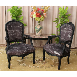 Lot 2 petits Fauteuils Cabriolet Style Louis XV