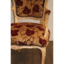 LOT 2 FAUTEUILS CABRIOLET STYLE LOUIS XV - "PROMO -200€"