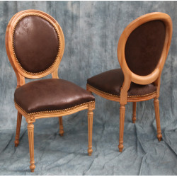 CHAISES MEDAILLON BAROQUE