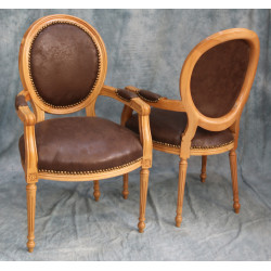 CHAISES MEDAILLON BAROQUE