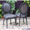 CHAISES MEDAILLON BAROQUE