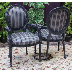 CHAISES MEDAILLON BAROQUE