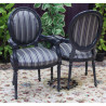 CHAISES MEDAILLON BAROQUE