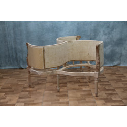 Fauteuil Indiscret 3 places de Style Louis XV