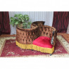 Fauteuil Indiscret 3 places de Style Louis XV