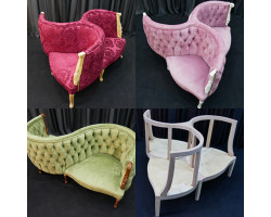 FAUTEUILS 2 ET 3 PLACES - CONFIDENT ET INDISCRET